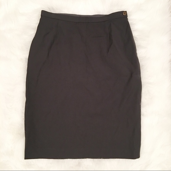 Giorgio Armani Dresses & Skirts - Giorgio Armani dark brown pencil skirt size 44 8